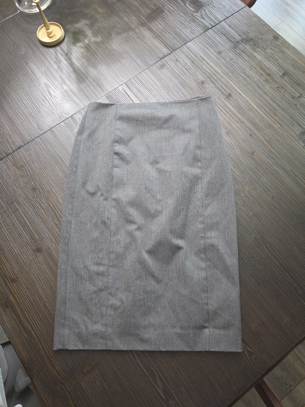 Express Grey Pencil Skirt